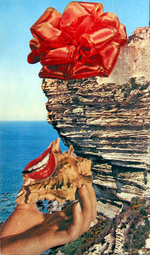 Georges Hugnet - Sans titre (Untitled) - 1961 collage